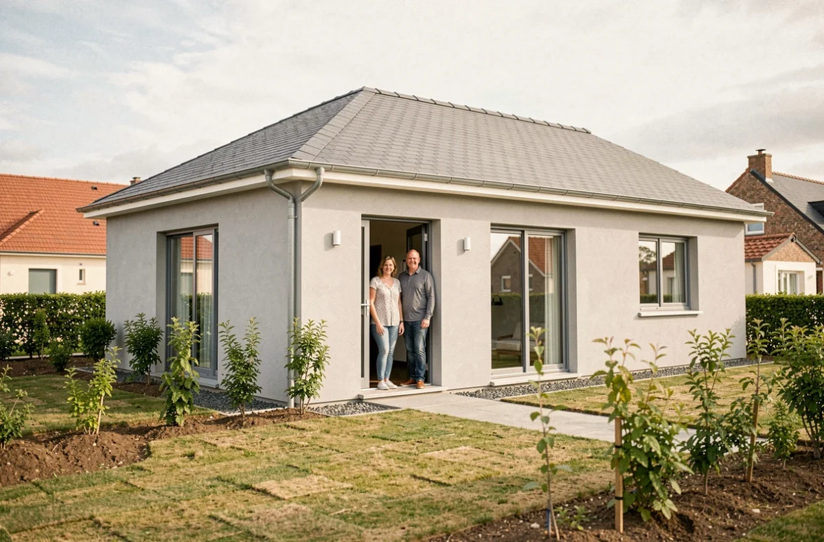 Maison individuelle contemporaine construite par Maisons MTB en Ille-et-Vilaine